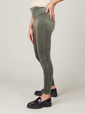 Olive  Velvet Spanx High-Waisted Leggings